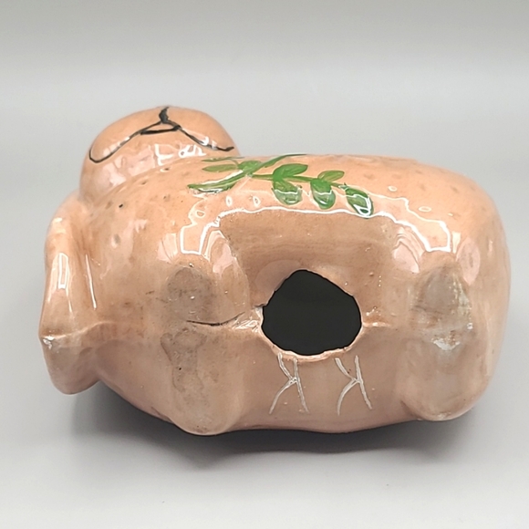 Vintage Ceramic Hound-Dog, Adorable Face & Daisy - Picture 6 of 6